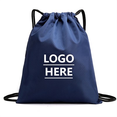 600D Polyester Drawstring Backpack