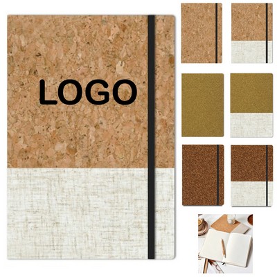 A5 Eco-Friendly Cork/Tea/Coffee Grounds Cover Notebook