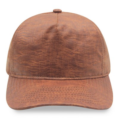 Unstructured 5 Panel Oil Waxed Cap