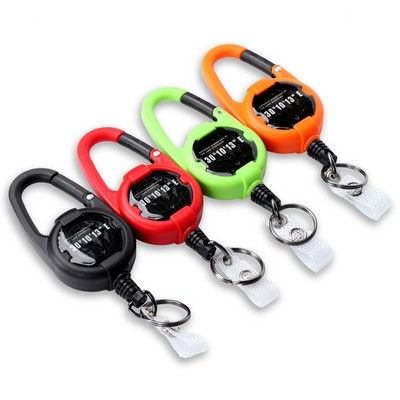 Outdoor Retractable Badge Reel Badge Holder Keychain