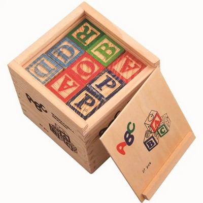 Wooden Alphabet Blocks