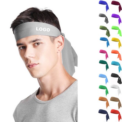Soft Headband Tie Back