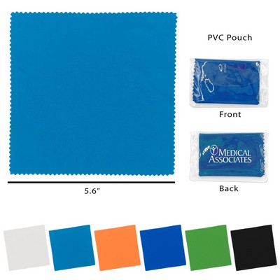 6 x 6 Deluxe Microfiber Wipe in Reusable PVC Case