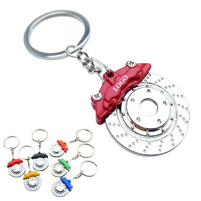 Metal Auto Parts Brake Disc Key Chain