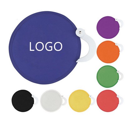 Pop Up Folding Nylon Disc Fan w/ Handle