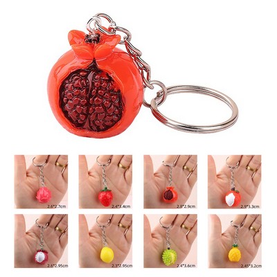 Apple Stress Reliever Keychain
