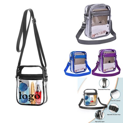 Clear Adjustable Crossbody Purse Bag