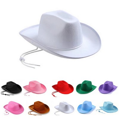 Western Suede Cowboy Hat