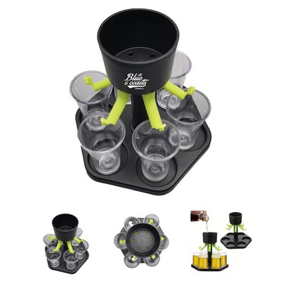 Hexagonal Wine Cellar Dispenser