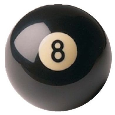 8-Ball Executive Magnet W/ Full Magnetic Back (4 Square Inch)
