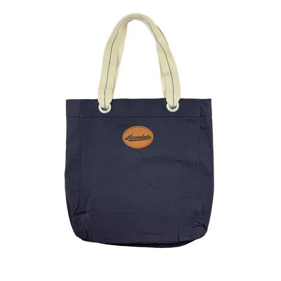 Tote Bag w/ Leatherette Patch