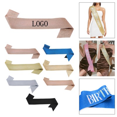 Graduation Party Celebration Glitter Ribbon