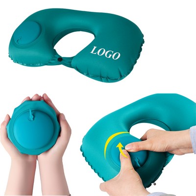 Milk Silk Inflatable U-Shaped Pillow