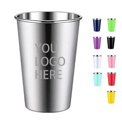 16oz Stainless Steel Water Cups