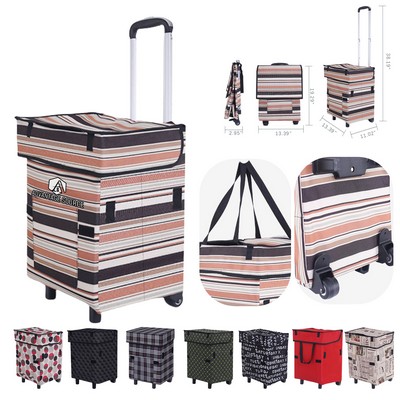 41L Multifunction Rolling Shopping Bag