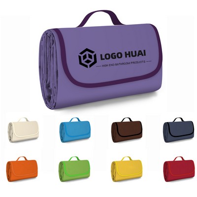 Outdoor Oxford Roll-up Picnic Blanket