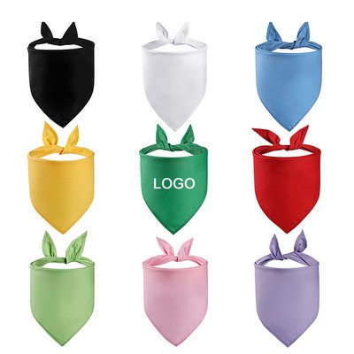 Cotton Pure Color Saliva Towel