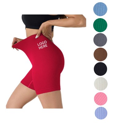 Elastic Fitness Yoga Shorts