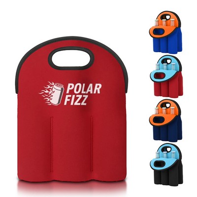 Protective 6-Pack Neoprene Multi-Bottle Cooler