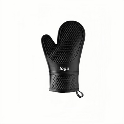 Honeycomb Textured Silicone Heat Resistant Gloves for Oven Baking and Cooking