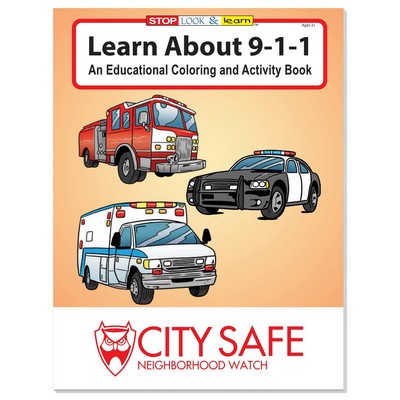 Coloring Book: Learn About 911