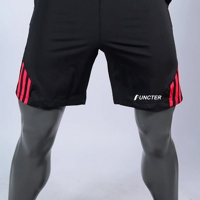 Men's Dry Fit Compression Running Sport Shorts Athletic Shorts Gym Wear Stripe Shorts