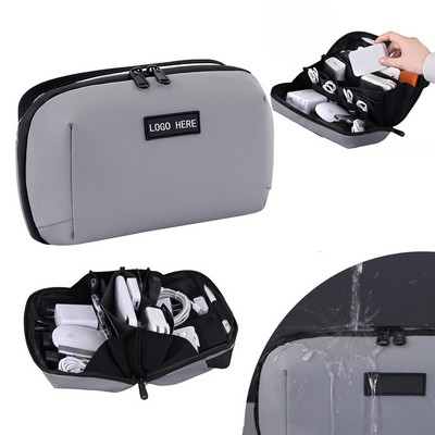 Leather-Feel Tech Organizer