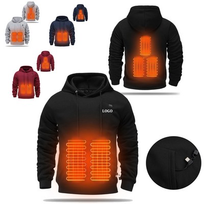 Unisex Heated Hoodie Sweatshirt