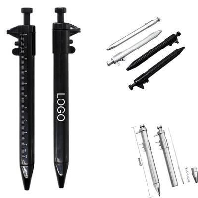 Promotional Vernier Caliper Ballpoint Pen Custom Logo Gift