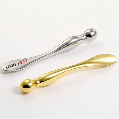 Premium Zinc Alloy Cooling Eye Cream Massaging Applicator Wand