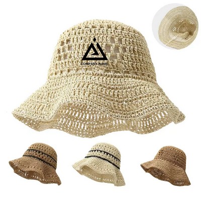 Spring Summer Straw Foldable Sun Beach Hats