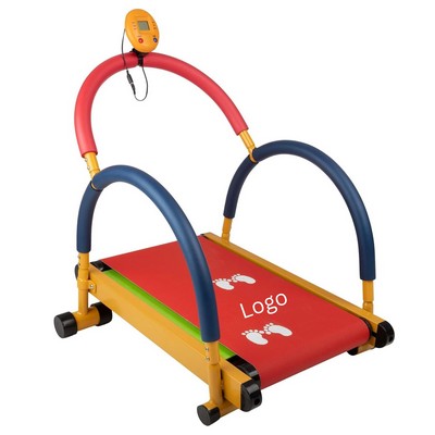 Active Play Non-Motorized Kids Treadmill with LCD Monitor