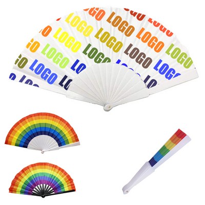 Customized Plastic Folding Fan