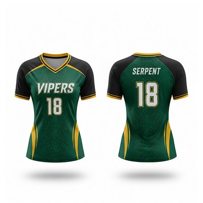 Women's Sublimation Soccer Jersey - 180G Spandex Interlock