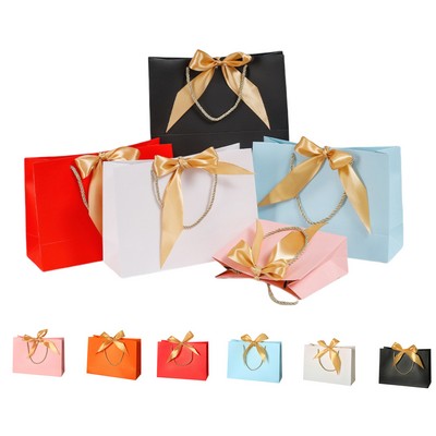 Small Gift Bags With Gold Ribbon