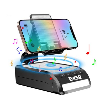 Portable Bluetooth Speaker with Phone Stand