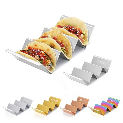 3-Slot Stainless Steel Taco Stand