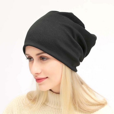 Slouchy Knit Beanie Hat for Women
