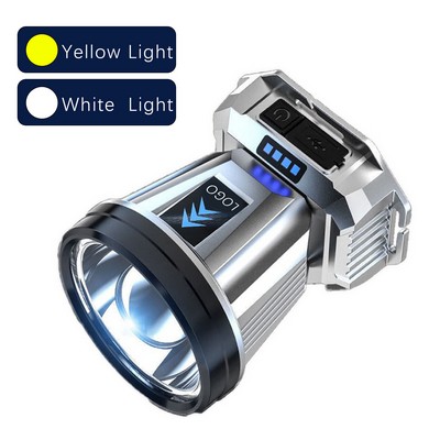 Rechargeable Head-Mounted LED Flashlight