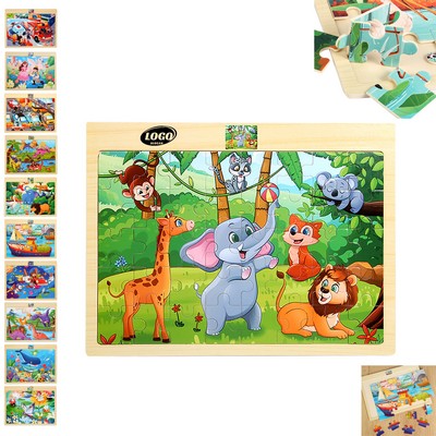 Kids' Wooden Puzzle Toy