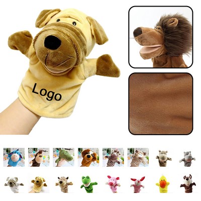 Open Mouth Imaginative Hand Puppets Plush Animal Toys