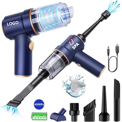 Wireless Car Vacuum Cleaner Integrates Blowing and Suction Two-in-one.