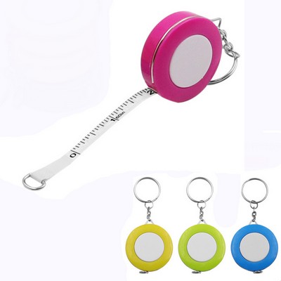 1.5M Round Measuring Tape With Keychain