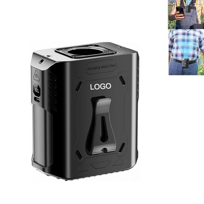 8000mAh Portable Rechargeable Fan with LED Light