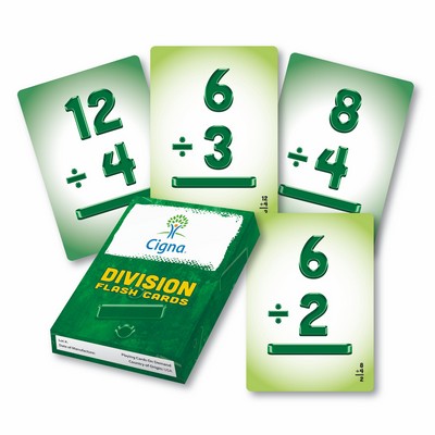 Division Math Flash Cards