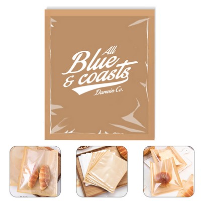 Fresh Seal Kraft Transparent Window Bread Bag
