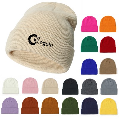 Kids Knit Beanie Hat