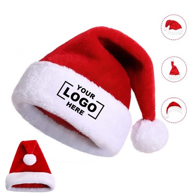 Short pile Christmas Hat