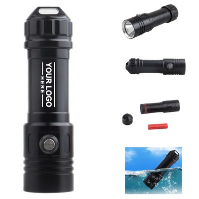 1200-Lumen Waterproof LED Flashlight