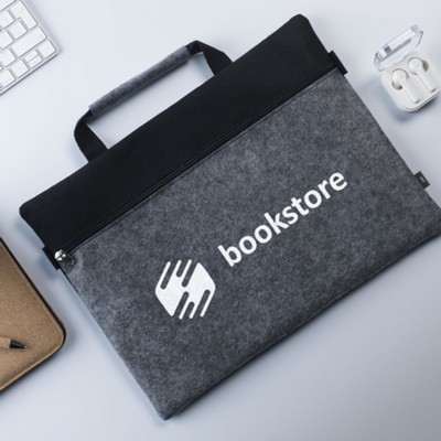 Felt Document Bag with Handle